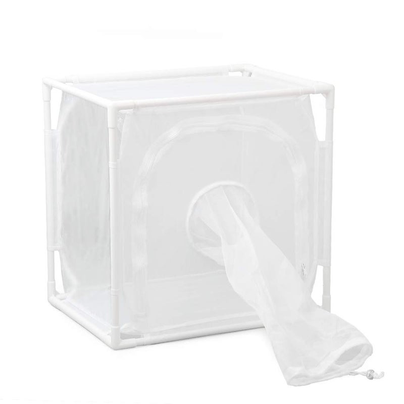RESTCLOUD Monarch Butterfly Habitat Cage, Outdoor Insect Mesh Cage Terrarium 16" x 12" x 16" - Image 2